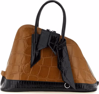 Brown Calf Leather Bos Taurus Handbag