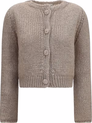 Beige Silk Cardigan