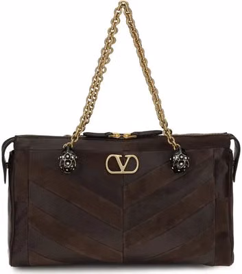Brown Calf Leather Bos Taurus Shoulder Bag