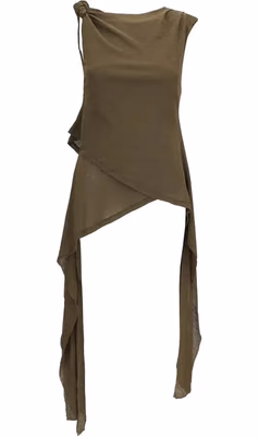 Bicolor Polyester Blouse