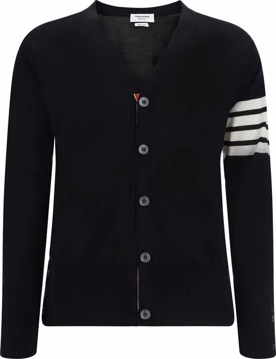 Thom Browne Black Wool Oves Aries Cardigan