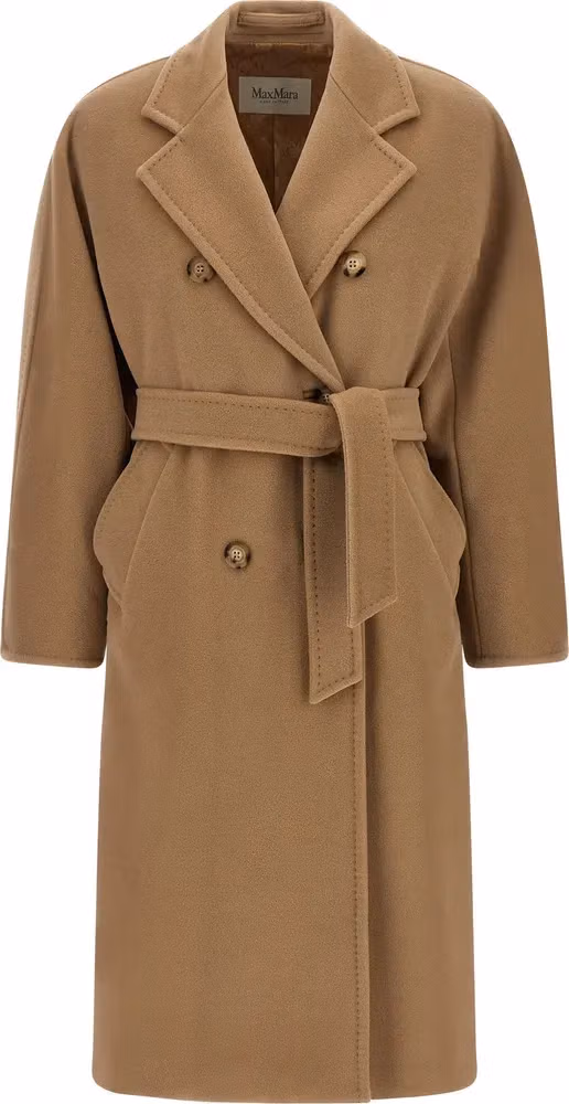 Max Mara Beige Virgin Wool Coat