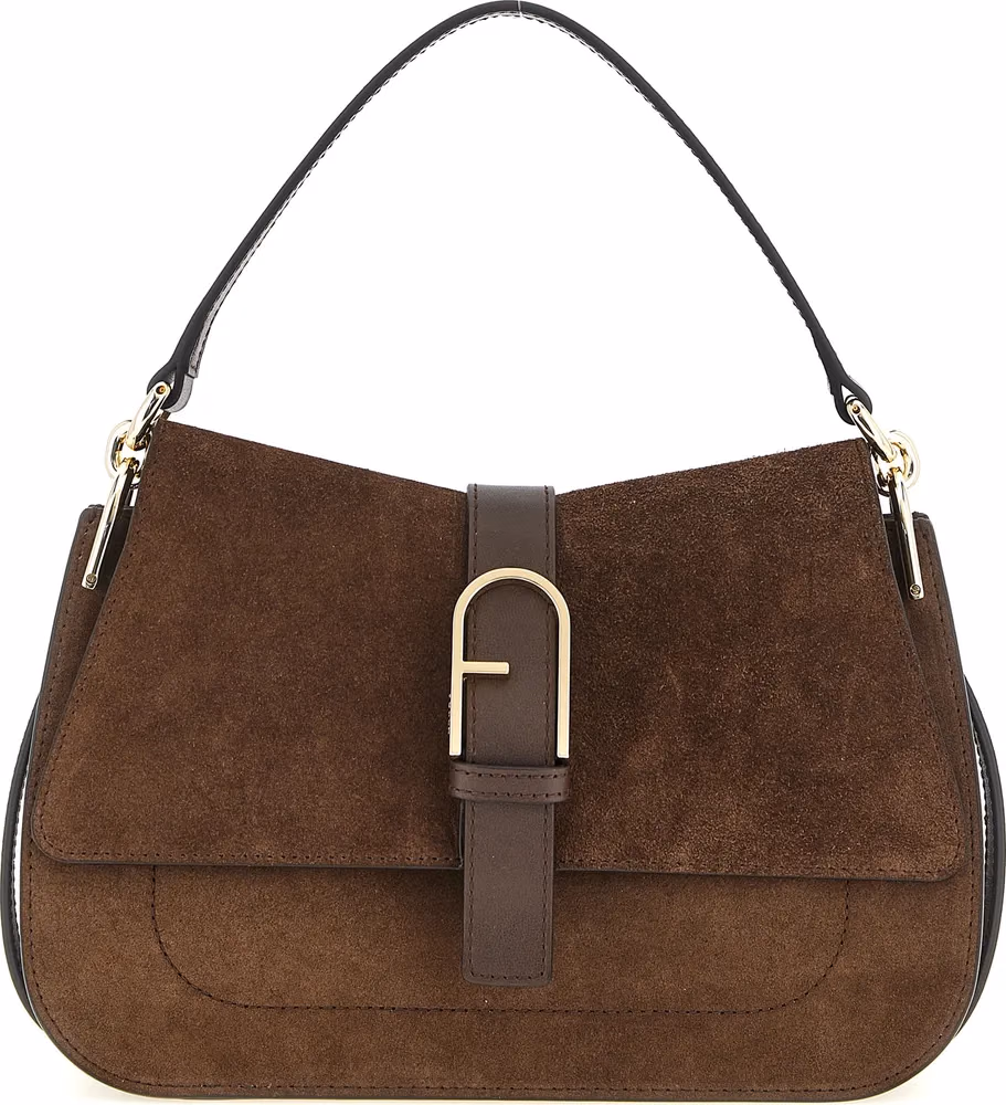 Furla Brown Calfskin Handbag