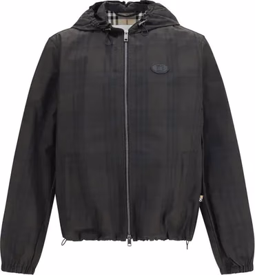 Brown Cotton Shell Jacket