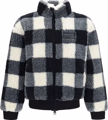 Gray Polyester Full-Length Jacket