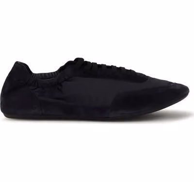 Blue Rubber Athletic Sneakers