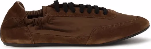 Prada Brown Rubber Athletic Sneakers