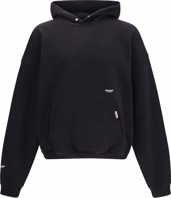 Represent Black Cotton Sweatshirt