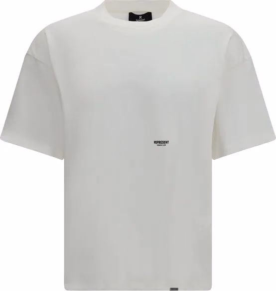 Represent White Cotton T-Shirt