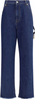 Blue Cotton Jeans Denim