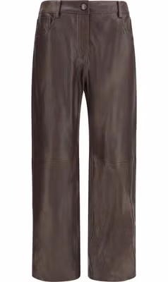 Brown Leather Pants