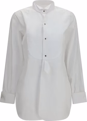 White Cotton Dress Shirt