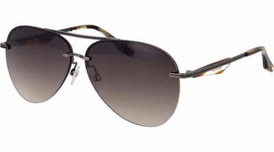 Gray Metal Sunglasses
