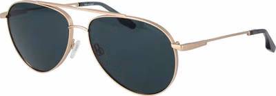 Gold Stainless Steel Sunglasses