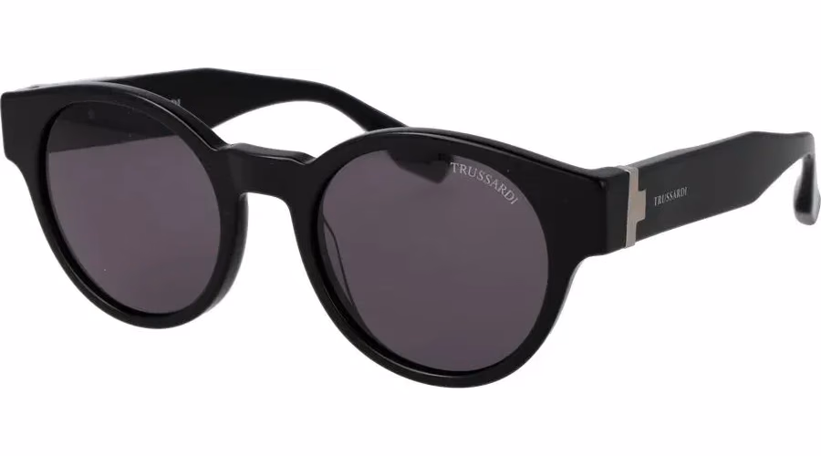 Trussardi Black Acetate Sunglasses
