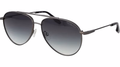 Gray Stainless Steel Sunglasses