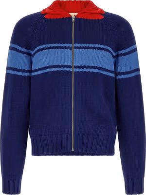 Blue Cotton Cardigan