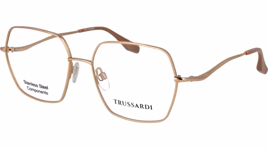 Trussardi Rose Gold Stainless Steel Glasses (Frames)