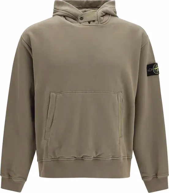 Stone Island Bicolor Cotton Sweatshirt