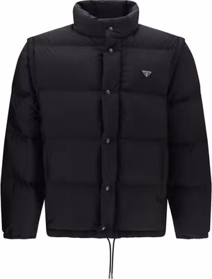 Black Goose Down Full-Length Jacket