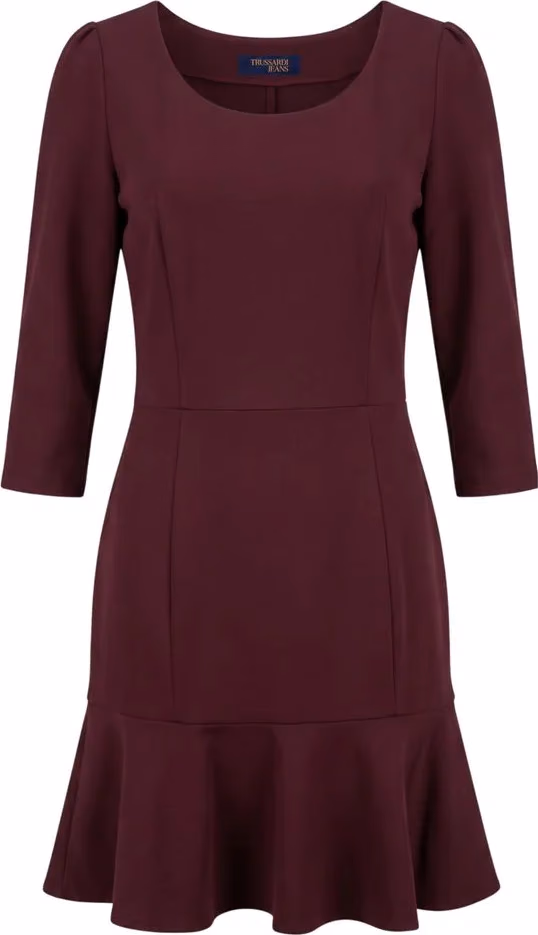 Trussardi Jeans Red Viscose Women Dress