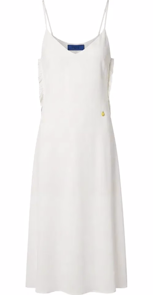 Trussardi Jeans White Polyester Women Dress