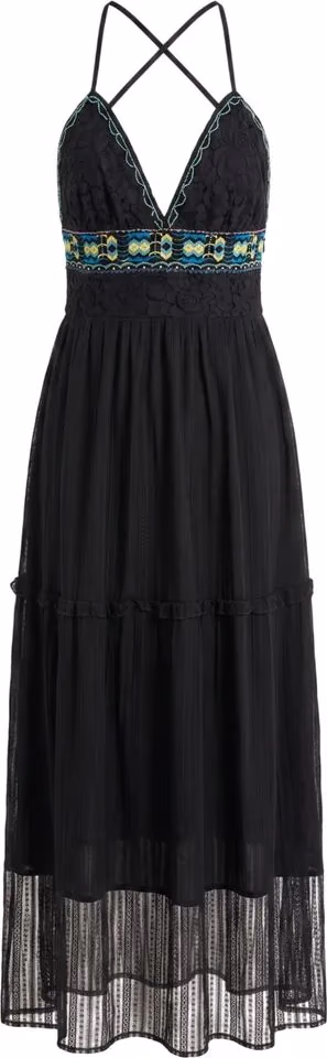Trussardi Jeans Black Cotton Women Dress