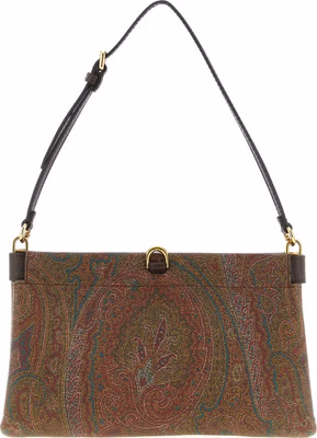 Brown Pvc Clutch Bag