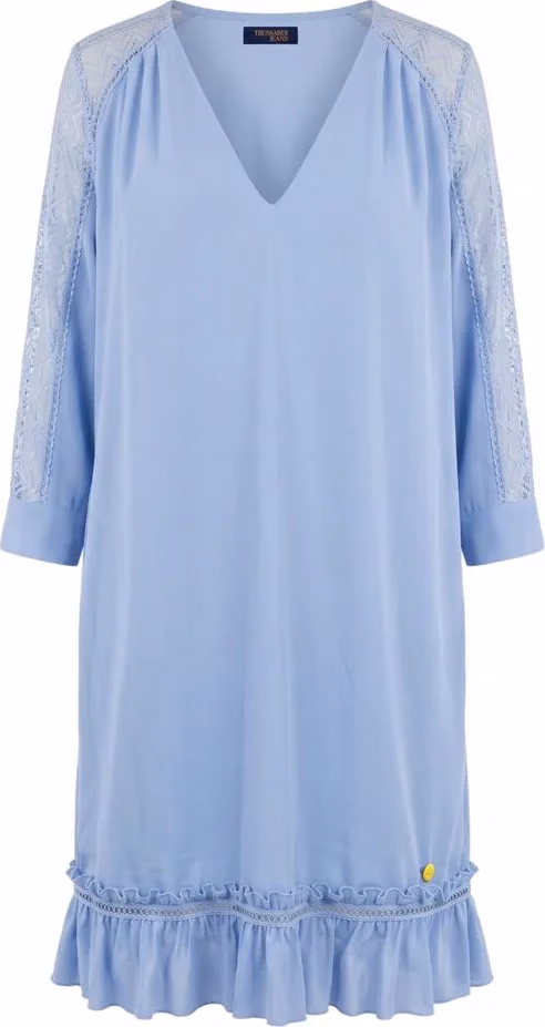Trussardi Jeans Blue Polyester Women Dress