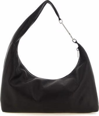 Black Calfskin Shoulder Bag