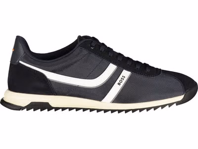 Blue Polyurethane Men's Sneaker