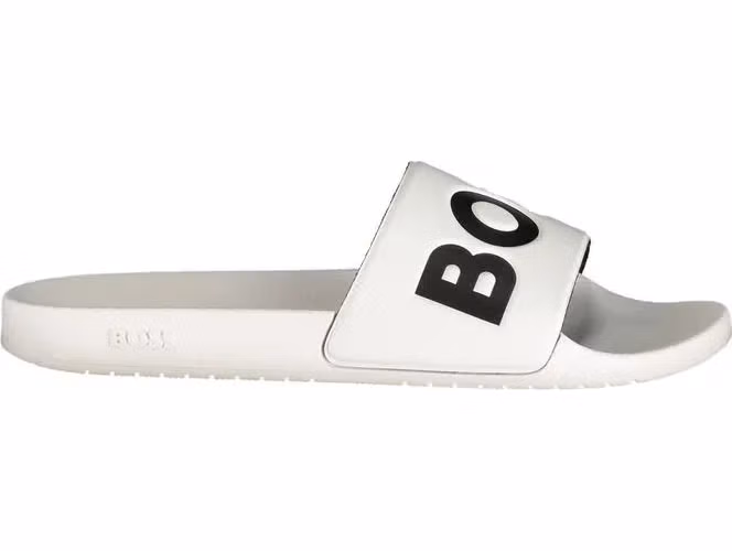 Hugo Boss White Polyurethane Men's Slipper