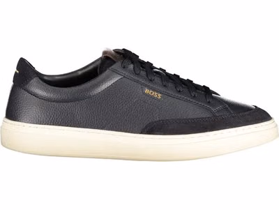 Blue Leather Men's Sneakers
