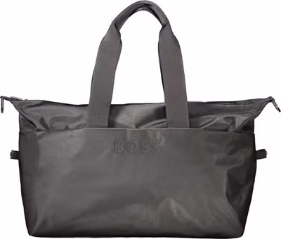 Black Polyurethane Men's Bag