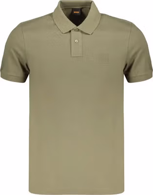 Green Cotton Men's Polo Shirt