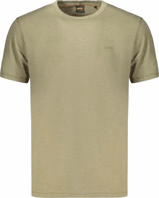 Green Cotton Men's T-Shirt