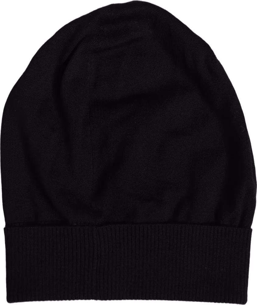 Dolce & Gabbana Men Black Wool Knitted Winter Beanie Capello One Hat