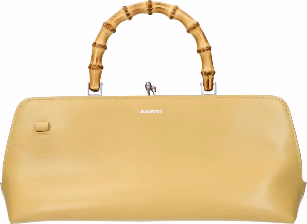 Jil Sander Yellow Leather Crossbody Bag