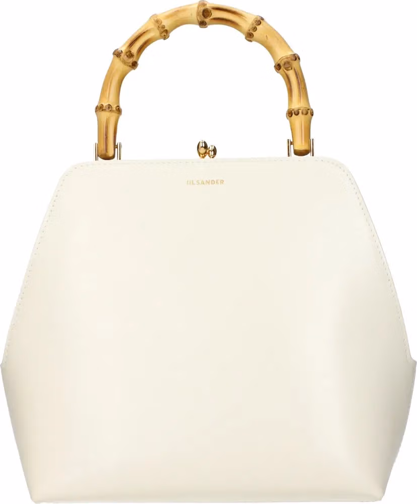 Jil Sander Beige Leather Handbag