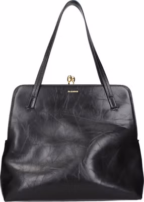 Black Leather Shoulder Bag