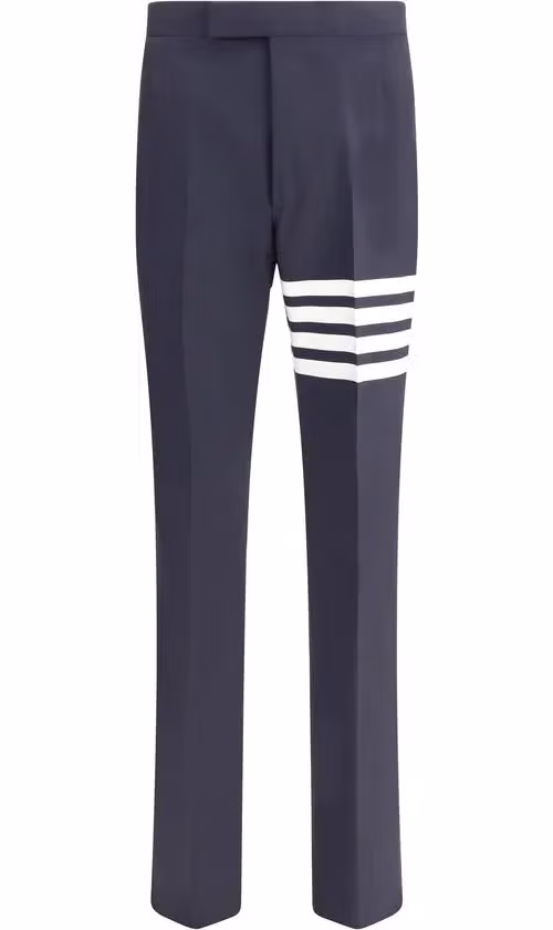 Thom Browne Blue Wool Oves Aries Dress Pants
