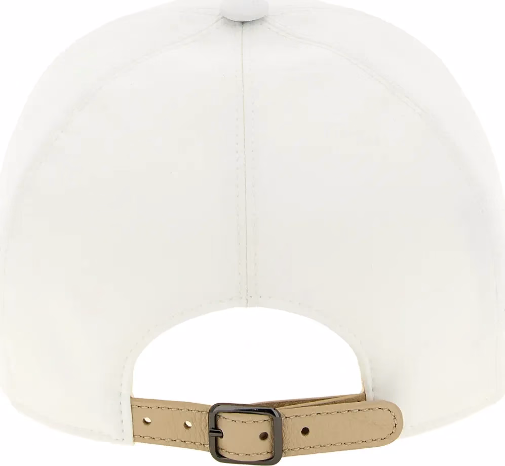 Brunello Cucinelli White Polyester Cap (Baseball Hat)