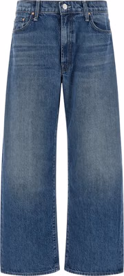 Blue Cotton Relaxed Fit Jeans