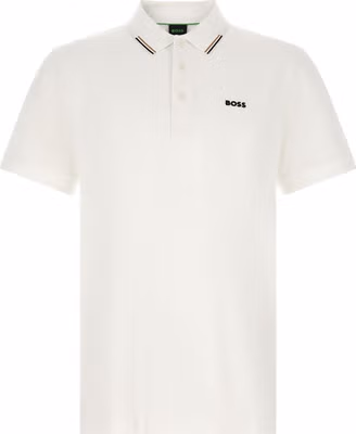 White Cotton Polo Shirt