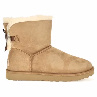 Beige Calf Leather Bos Taurus Ankle Boots
