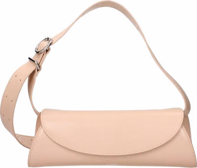 Pink Leather Crossbody Bag
