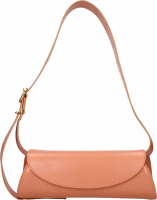 Pink Leather Crossbody Bag