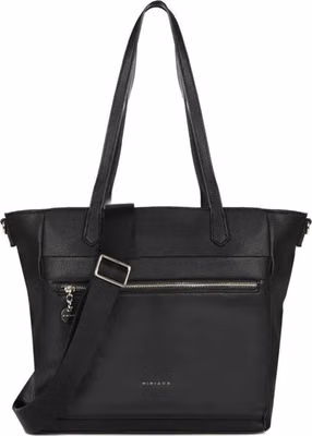 Black Polyethylene Shoulder Bag