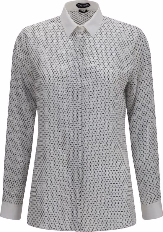Tom Ford Multicolor Silk Pattern Shirt
