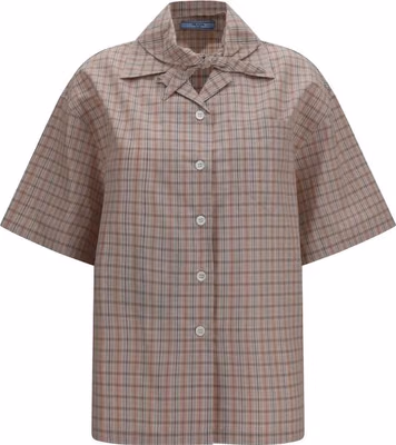 Multicolor Cotton Shortsleeve Shirt